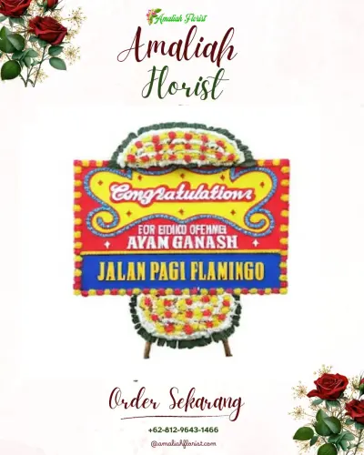 Bunga Papan Congratulation di Lambur